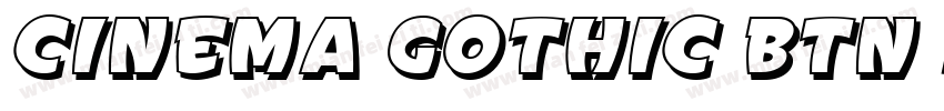 Cinema Gothic BTN Sh字体转换